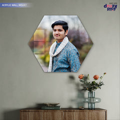 Acrylic Hexagon Photo Print