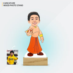 Chota Bheem Caricature Acrylic Photo Stand
