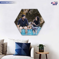 Acrylic Hexagon Photo Print