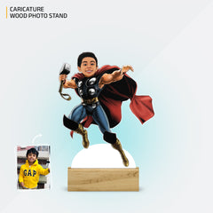 Thor Caricature Acrylic Photo Stand