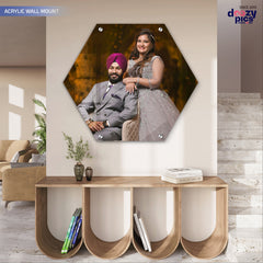 Acrylic Hexagon Photo Print