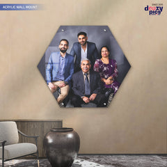 Acrylic Hexagon Photo Print