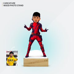 Deadpool Caricature Acrylic Photo Stand