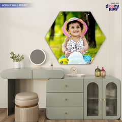 Acrylic Hexagon Photo Print