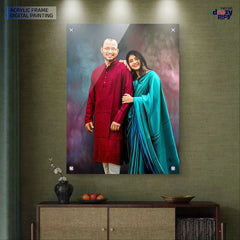 Digital Painting Portrait with Acrylic Print