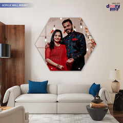 Acrylic Hexagon Photo Print