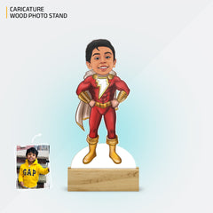 Shazam Caricature Acrylic Photo Stand