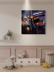 Avengers Thor as a Kid Caricature Art