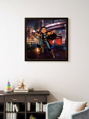 Avengers Thor as a Kid Caricature Art