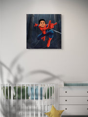 Avengers Spiderman as a Kid Caricature Art