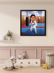 Karate Kid Caricature Art
