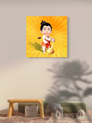 Little Hanuman as a Kid Caricature Art