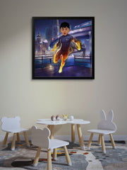 Avengers Fireman as a Kid Caricature Art