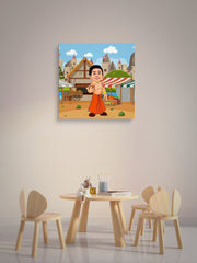 Chota Bheem as a Kid Caricature Art