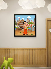 Chota Bheem as a Kid Caricature Art