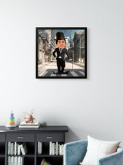 Charlie Chaplin as a Kid Caricature Art