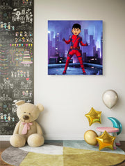 Avengers Deadpool as a Kid Caricature Art