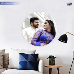 Acrylic Circle Photo Print