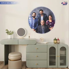 Acrylic Circle Photo Print