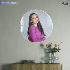 Acrylic Circle Photo Print