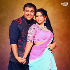 Digital Painting With Frame