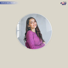 Acrylic Circle Photo Print