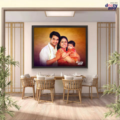 Oil Painting With Frame