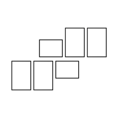 Timeless Treasures – 6-Frame Family Photo Wall Collage Set