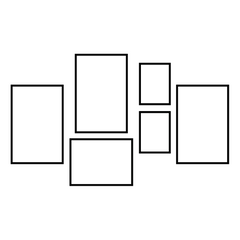 Gallery of Moments – 6 Multi-Frame Wall Set