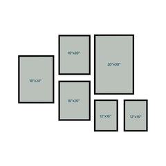 The Wall of Us – 6 Stylish Frames for Family & Love