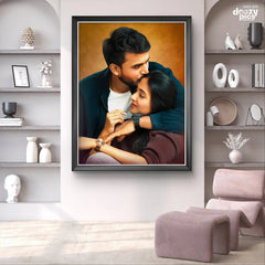 Digital Painting With Frame