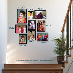 Every Wall Tells a Story – 9-Frame Layout Set