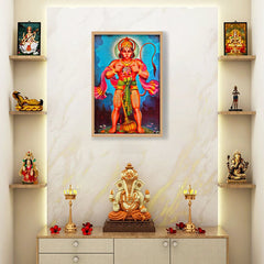 Hanuman - Framed Canvas