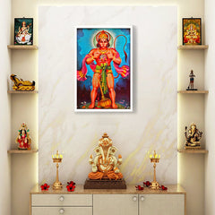 Hanuman - Framed Canvas
