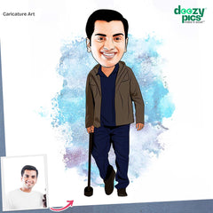 Ajith Nerkonda Paarvai Movie Caricature Art