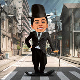 Charlie Chaplin as a Kid Caricature Art