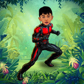 Avengers Antman as a Kid Caricature Art