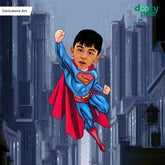 Avengers Superhero as a Kid Caricature Art