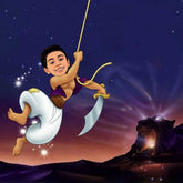 Alladin as a Kid Caricature Art