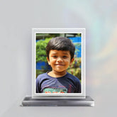 Acrylic Personalized Portrait Shape Car Dashboard Photo Stand (Front & Back)