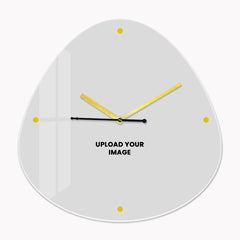 Personalized Acrylic Wall Clock with Modern Shape