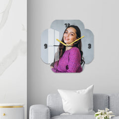 Personalized Acrylic Wall Clock with Classic Shape
