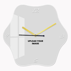 Personalized Acrylic Wall Clock with Star Shape