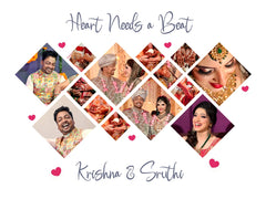 Marriage Layout Heart Needs a Beat Photo Collage