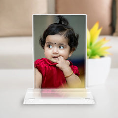 Personalized Portrait Crystal Photo Frame