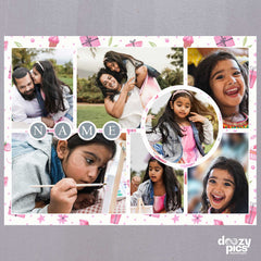 Kids Collage Frame With Name