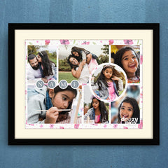 Kids Collage Frame With Name