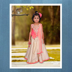 Kid With Squirrel Print Poster