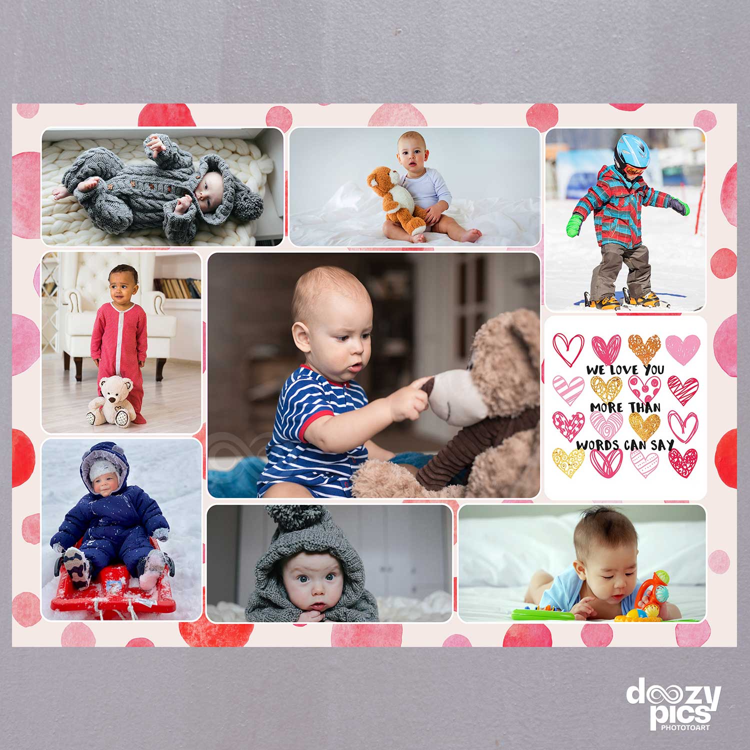 Kids Collage Frame With Your Text