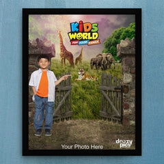 Kids World Print Poster
